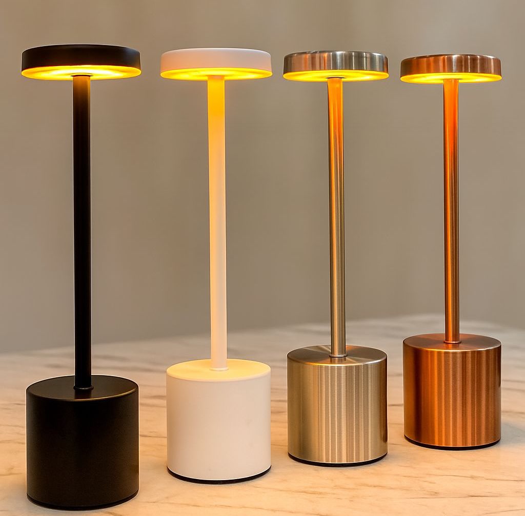 Metal Touch Sensor Rechargeable LED Desk Lamp